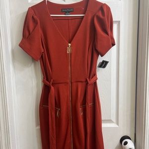 Orange Color Dress- Perfect for work/ evening wear